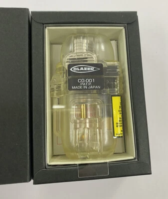 Nuevo Encendedor Antorcha BLAZER "The Blazer" CG-001 TRANSPARENTE Butano Recargable Foto 1 de 4