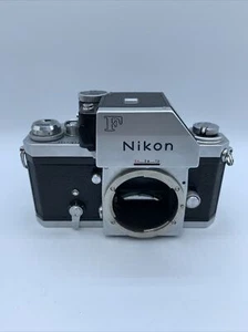 Nikon F FTn Fotomischer Finder 35 mm Film Spiegelreflexkamera Gehäuse silber MF hergestellt in Japan - Bild 1 von 15