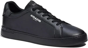 NIB Coach Classic Signature Low-Top CC724 Sneaker ALL LTHR Men 10 - Imagen 1 de 6