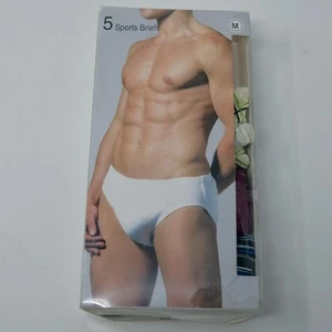 NEW NOS 3 Pairs Pride Mens Vintage Sports Briefs No Flap Double Layered Pouch - Picture 1 of 6