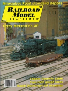 1981 July RAILROAD MODEL CRAFTSMAN Magazine Vol. 50 No. 2 condition VF (8.0) - Picture 1 of 1