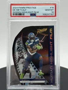 DK Metcalf #16 Human Highlight Film Die Cut SSP 2024 Panini Prestige - Picture 1 of 4