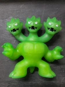 Heroes of Goo Jit Zu Ultra Rare HYDRA by Moose Figure Green Three Heads Squeeze - Picture 1 of 7