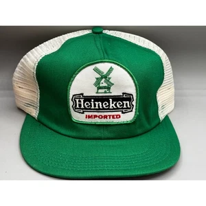 Heineken Imported Vintage Green Trucker Hat - Picture 1 of 2