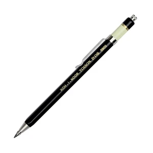 Koh I Noor Toison D oder Bleihalter 2 mm Hb Blei mit Clip und Anspitzer schwarz - Bild 1 von 2