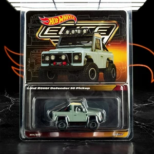 Hot Wheels Elite 64 Land Rover Defender 90 Pickup New Sealed - Picture 1 of 7