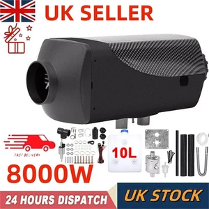 12V 8KW Diesel Air Heater Caravan Camper Van Motorhome Cars Night Parking Trucks - Picture 1 of 14