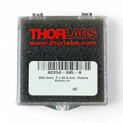 Lente acromática visible Thorlabs AC254-045-A Ø25,4 mm F=45,0 mm NUEVA (¡Mejor oferta!) Foto 1 de 4