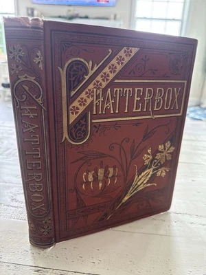 Chatterbox Annual 1877 Erskine Clarke Victorian Illustrated Children’s Book - Image 1 of 4