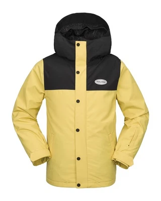 Volcom Stone.91 Insulated Kid's Winter Jacket, Dark Yellow, Large - Image 1 of 4