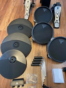 Tourtech TT-22M Drum Kit Spare Parts – Snare, Tom, Cymbal, PA, Crash Choke Pedal - Picture 1 of 85