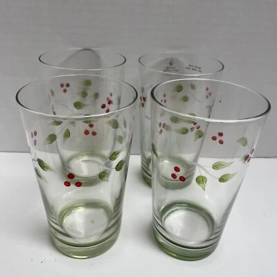 4 vasos Royal Doulton Holiday Gooseberry Highball Foto 1 de 3