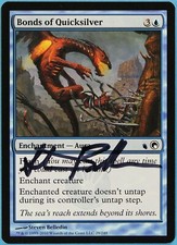 Bonds of Quicksilver Scars of Mirrodin NM Artist Signed CARD (s2037) ABUGames