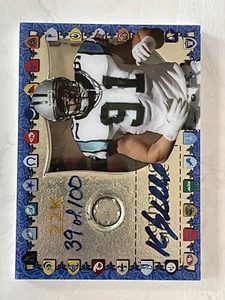 1997 Collectors Edge 22K KEVIN GREENE Autograph Helmet HOF Auto /100 Panthers - Picture 1 of 8