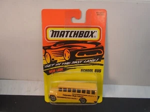 MATCHBOX SUPERFAST 1-75 MB47 SCHOOL BUS CARPENTER MINT ON USA SEALED CARD NEW - Picture 1 of 1