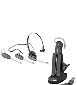 POLY Savi 8245 UC S8245 C with D200 Wireless DECT Single In-Ear PC Headsets - Picture 1 of 2