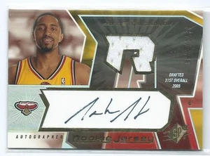 2005-06 SPx Salim Stoudamire JERSEY RELIC AUTO AUTOGRAPH RC #121 /1499 HAWKS - Picture 1 of 1