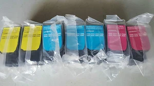 Lexmark Ink 7 x High Yld C540H1YG C540H1CG C540H1MG C543-C546 X543-X548 - Picture 1 of 1