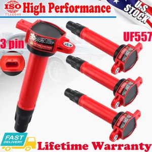 Ignition Coil Set of 4 for 2007-17 Jeep Patriot Compass I4 2.0L 2.4L C1587 UF557 - Picture 1 of 12