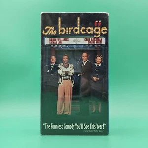 The Birdcage VHS 1996 Robin Williams Nathan Lane MGM - BRAND NEW SEALED VHS Tape - Picture 1 of 3