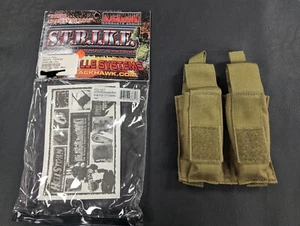Blackhawk STRIKE Double Pistol Mag pouch w/Talon flex 37CL10CT Coyote Tan - Picture 1 of 7