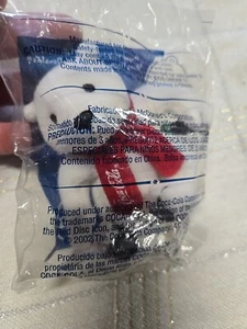 2002 McDonalds Holiday Coca-Cola Eisbär Spielzeug mit Flasche Cola - Bild 1 von 3