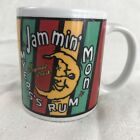 Vintage Myers's Rum Jammin Mon Mug Jamaican Rastafari Colors 1995 sun moon