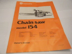 GEBRAUCHT HUSQVARNA 154 BESITZERHANDBUCH - Bild 1 von 1