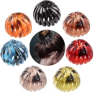 7 Pcs Bird Nest Magic Hair Clip Expandable Ponytail Holder Hair Accessories - Picture 1 of 7