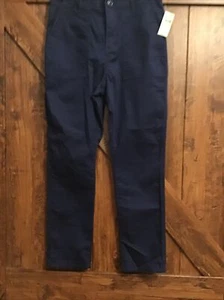 Gap Kids Boys Size 10 Regular Navy Uniform Pants Adjustable Waist - Picture 1 of 4
