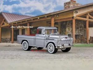 1955 1956 Chevy 3100 Cameo Classic Hot Rod Pickup Truck 1/64 Scale Wheels D1 - Picture 1 of 10