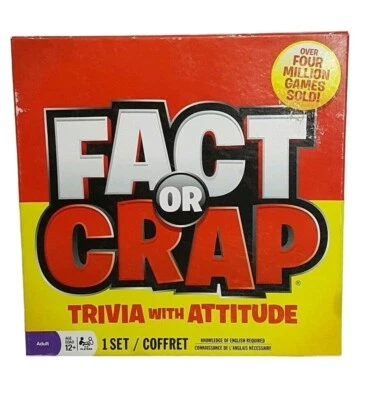 Imagination 2011 Fact Or Crap Trivia With Attitude Card Game Complete - Image 1 of 4