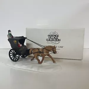 Dept 56 Heritage Village Collection Dickens Village King's Road Cab #55816 w/Box - Picture 1 of 13