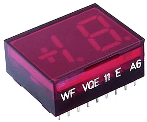 VQE11 E rot 9 Segment LED Anzeige mit Vorzeichen Lichtschachtanzeige VQE 11 E - Picture 1 of 1