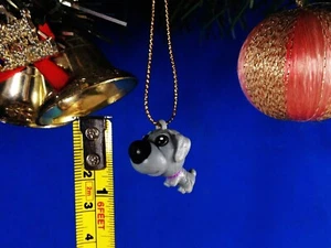 Decoration Ornament Xmas Party Decor Dog Doggie Puppy Schnauzer Figure K1447_E - Picture 1 of 1