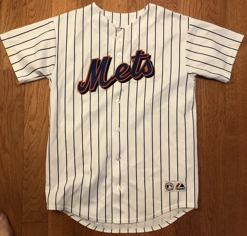 Vintage Majestic Authentic MLB New York Mets pro cut jersey Jose Reyes #7 Cover