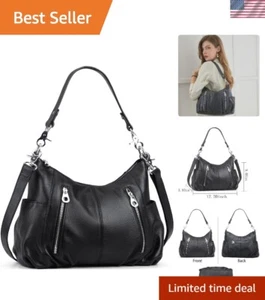 Genuine Leather Purses for Women Shoulder Hobo Bag Crossbody Satchel Handbags... - Picture 1 of 8
