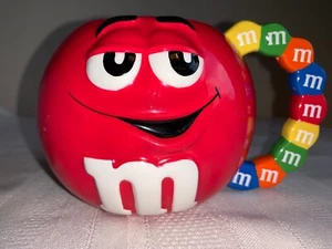 M&M Galerie Rojo Personaje 3D 4" Taza Café Té Taza Grande Roja - Imagen 1 de 4
