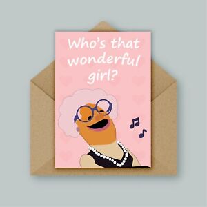 Who’s That Wonderful Girl Valentines Card from Trending TikTok Nanalan