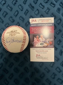 MIKE SCIOSCIA ANGELS SIGNED 2002 WORLD SERIES BASEBALL JSA COA - Picture 1 of 4