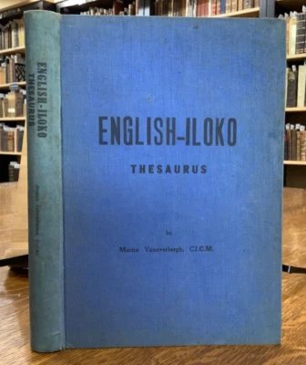 1959 English-Iloko Thesarus by Morice Vanoverbergh - Image 1 of 4
