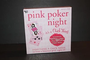 University Games Pink Poker Night Chicks Fabulous Female Party Game Holiday Gift - Picture 1 of 11