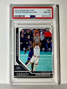 Victor Wembanyama 2023-24 Panini #60 NBA Rookie Card Spurs 1 of 6522 PSA 8 NM-MT - Picture 1 of 2