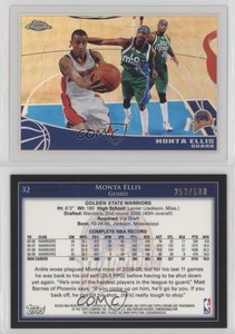 2009-10 Topps Chrome Refractor /500 Monta Ellis #32
