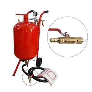 Valve Type Sandblaster Tools with Brass Ball Valve and Connector Replacement - Picture 1 of 24
