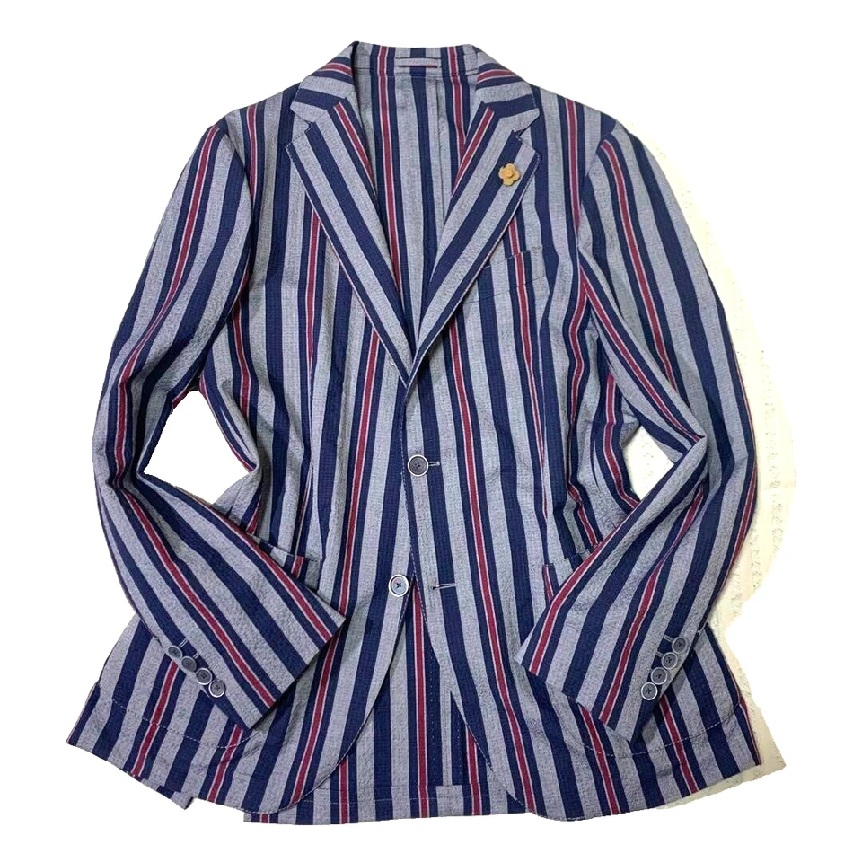 Chaqueta a medida LARDINI talla 48 lana algodón nailon poliuretano hecha en Italia 519 Foto 1 de 4