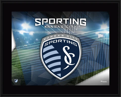 Sporting Kansas City 10.5" x 13" Horizontal Team Logo Plaque Cover