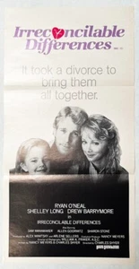 Diferencias irreconciliables Ryan O’Neal Drew Barrymore 1984 Daybill original - Imagen 1 de 1