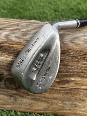 MacGregor Jack Nicklaus VIP Sand Iron Wedge Micro Step Steel Shaft Original Grip - Image 1 of 4