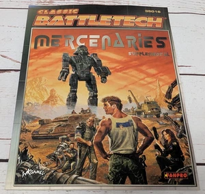 Clásico Battletech Mercenaries Suplementario 35016 WK Juegos FanPro RPG PB 2004 - Imagen 1 de 11